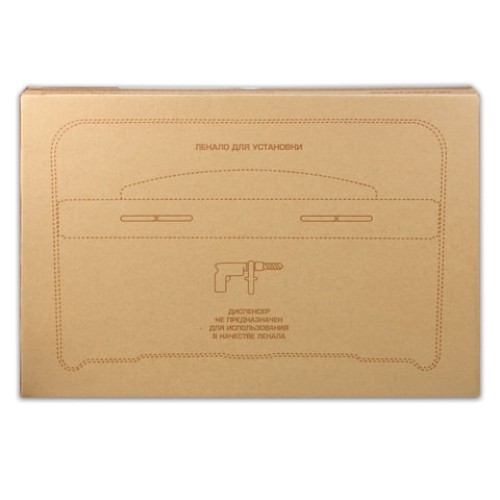 Диспенсер для покрытий на унитаз LAIMA PROFESSIONAL CLASSIC (Система V1) 1/2 сложения, белый, ABS-пластик, 601429 в Екатеринбург — Uralhoz.ru