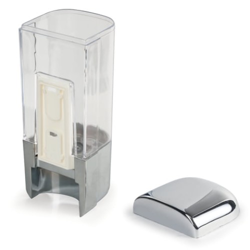 Дозатор для жидкого мыла LAIMA, НАЛИВНОЙ, 0,5 л, хром, ABS-пластик, 601793 в Екатеринбург — Uralhoz.ru