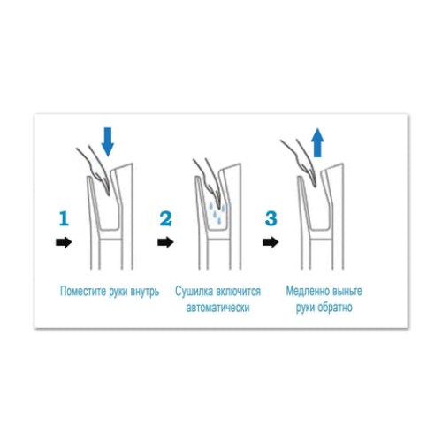 Сушилка для рук KSITEX M-8888АС JET, 1650 Вт, погружного типа, время сушки 10 секунд, нержавеющая сталь в Екатеринбург — Uralhoz.ru
