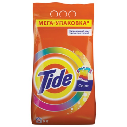 Стиральный порошок-автомат 9 кг, TIDE (Тайд) Color в Екатеринбург — Uralhoz.ru