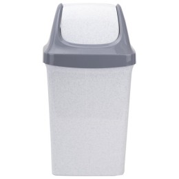 Ведро мусорное с КРЫШКОЙ (качающейся) 15 литров, 