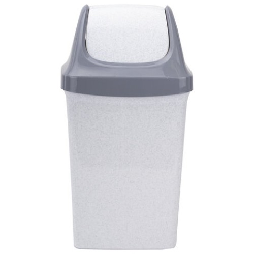 Ведро мусорное с КРЫШКОЙ (качающейся) 15 литров, 