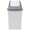 Ведро мусорное с КРЫШКОЙ (качающейся) 25 литров, 