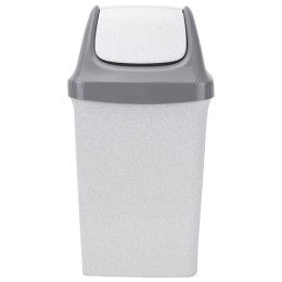 Ведро мусорное с КРЫШКОЙ (качающейся) 25 литров, 