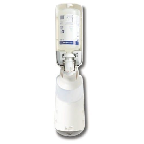 Дозатор для жидкого мыла-пены СЕНСОРНЫЙ TORK (Система S4) Elevation, 1 л, белый, 561600 в Екатеринбург — Uralhoz.ru