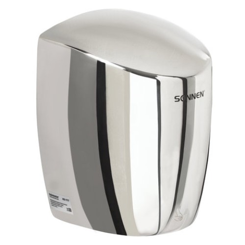 Сушилка для рук SONNEN HD-777, 1200 Вт, нержавеющая сталь, антивандальная, хром, 604748 в Екатеринбург — Uralhoz.ru