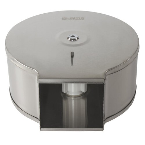 Диспенсер для туалетной бумаги LAIMA PROFESSIONAL BASIC (Система T2) малый, нержавеющая сталь, матовый, 605048 в Екатеринбург — Uralhoz.ru