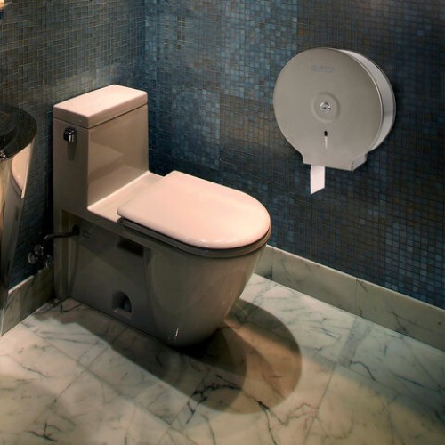 Диспенсер для туалетной бумаги LAIMA PROFESSIONAL BASIC (Система T2) малый, нержавеющая сталь, матовый, 605048 в Екатеринбург — Uralhoz.ru