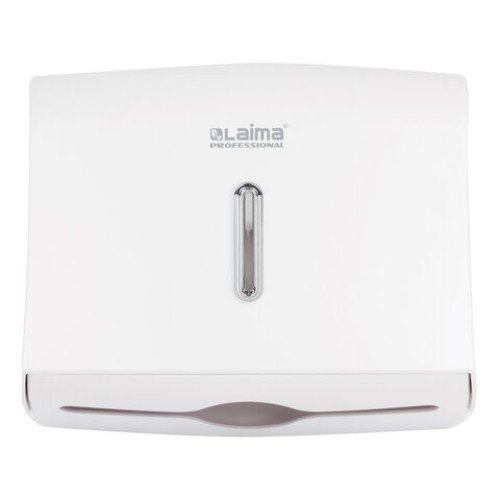 Диспенсер для полотенец LAIMA PROFESSIONAL BASIC (Система H2), Z-сложения, белый, ABS, 605049 в Екатеринбург — Uralhoz.ru