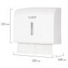 Диспенсер для полотенец LAIMA PROFESSIONAL BASIC (Система H2), Z-сложения, белый, ABS, 605049 в Екатеринбург — Uralhoz.ru
