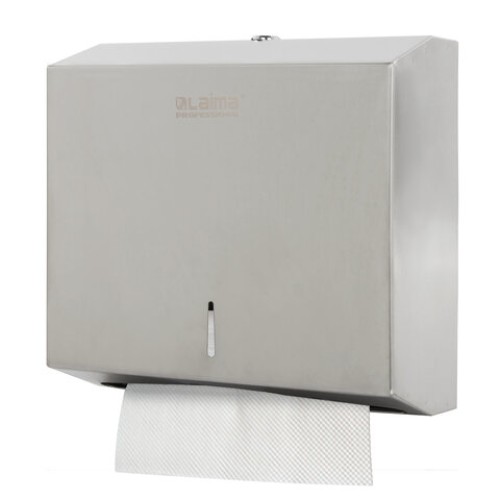 Диспенсер для полотенец LAIMA PROFESSIONAL BASIC (H2) Z-сложения, нержавеющая сталь, матовый, 605050 в Екатеринбург — Uralhoz.ru