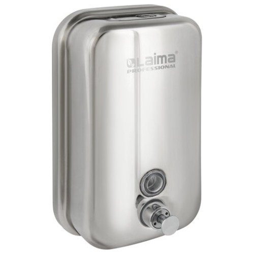 Дозатор для жидкого мыла LAIMA PROFESSIONAL INOX (гарантия 3 года), 1 л, нержавеющая сталь, зеркальный, 605393 в Екатеринбург — Uralhoz.ru