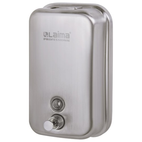 Дозатор для жидкого мыла LAIMA PROFESSIONAL INOX (гарантия 3 года), 1 л, нержавеющая сталь, матовый, 605395 в Екатеринбург — Uralhoz.ru