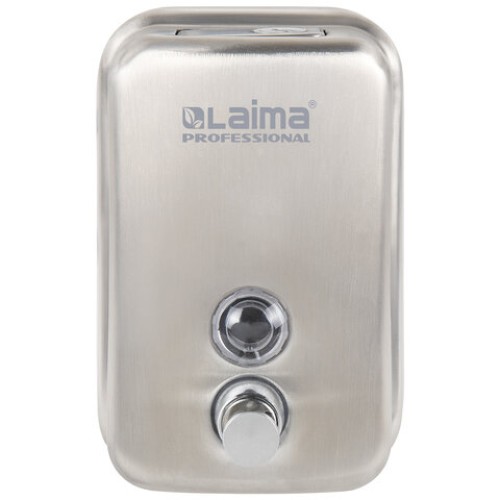 Дозатор для жидкого мыла LAIMA PROFESSIONAL INOX (гарантия 3 года), 0,5 л, нержавеющая сталь, матовый, 605396 в Екатеринбург — Uralhoz.ru