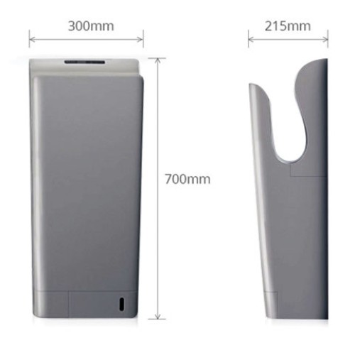 Сушилка для рук KSITEX UV-9999C, 2050 Вт, ультрафиолет, погружного типа, время сушки 10 секунд, пластик, серебристая в Екатеринбург — Uralhoz.ru