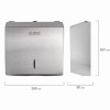 Диспенсер для полотенец LAIMA PROFESSIONAL INOX, (Система H2) Z-сложения, нержавеющая сталь, матовый, 605694 в Екатеринбург — Uralhoz.ru