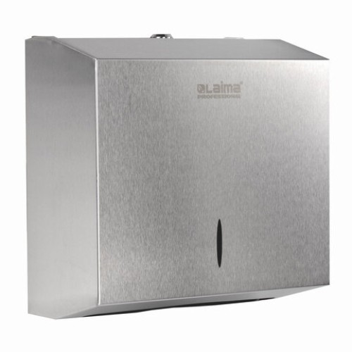 Диспенсер для полотенец LAIMA PROFESSIONAL INOX, (Система H3) V-сложения, нержавеющая сталь, матовый, 605696 в Екатеринбург — Uralhoz.ru