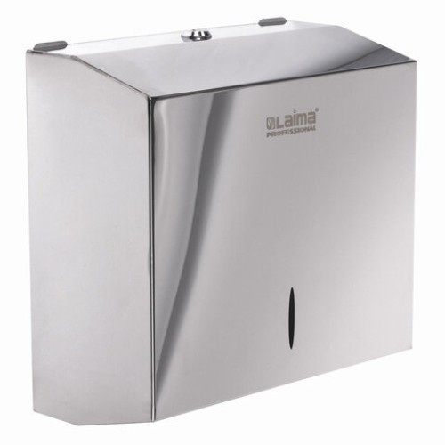Диспенсер для полотенец LAIMA PROFESSIONAL INOX, (Система H3) V-сложения, нержавеющая сталь, зеркальный, 605697 в Екатеринбург — Uralhoz.ru