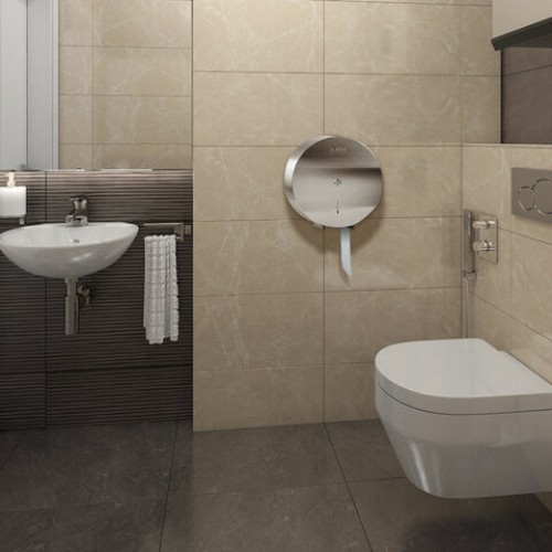 Диспенсер для туалетной бумаги LAIMA PROFESSIONAL INOX, (Система T1) БОЛЬШОЙ, нержавеющая сталь, матовый, 605700 в Екатеринбург — Uralhoz.ru