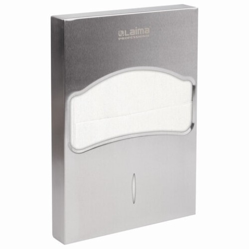 Диспенсер для покрытий на унитаз LAIMA PROFESSIONAL INOX, 1/4 сложения, нержавеющая сталь, матовый, 605704 в Екатеринбург — Uralhoz.ru
