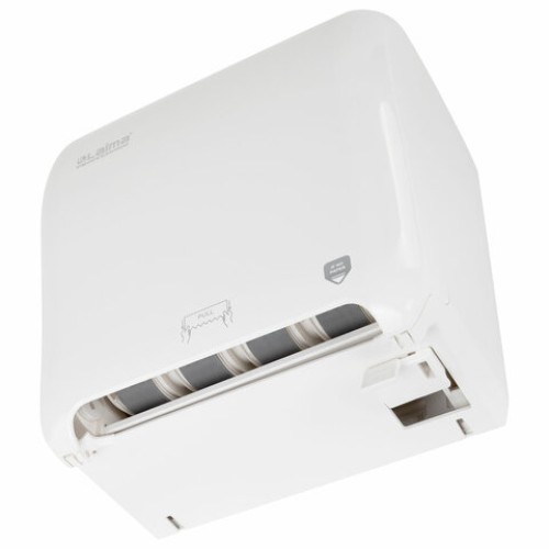 Диспенсер для полотенец в рулонах LAIMA PROFESSIONAL ORIGINAL (Система H1), механический, с автоотрезом листа, ABS-пластик, 605764 в Екатеринбург — Uralhoz.ru