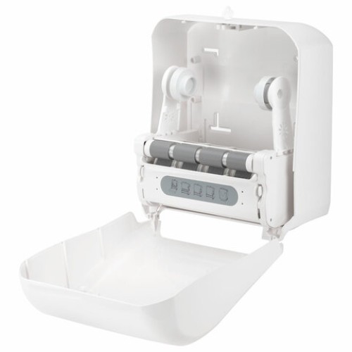 Диспенсер для полотенец в рулонах LAIMA PROFESSIONAL ORIGINAL (Система H1), механический, с автоотрезом листа, ABS-пластик, 605764 в Екатеринбург — Uralhoz.ru