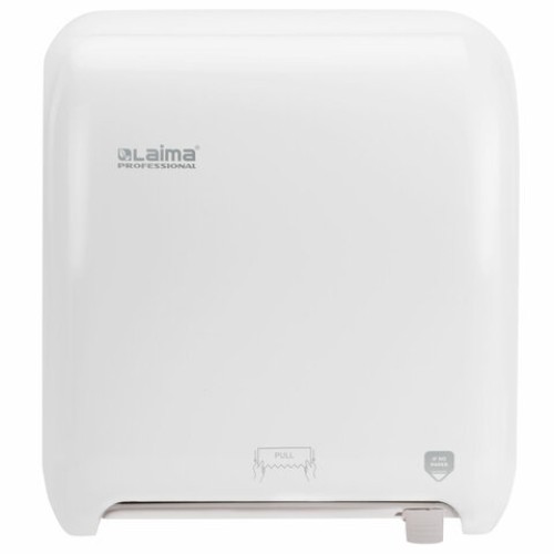 Диспенсер для полотенец в рулонах LAIMA PROFESSIONAL ORIGINAL (Система H1), механический, с автоотрезом листа, ABS-пластик, 605764 в Екатеринбург — Uralhoz.ru