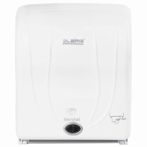 Диспенсер для полотенец в рулонах LAIMA PROFESSIONAL ORIGINAL (Система H1), СЕНСОРНЫЙ, белый, ABS-пластик, 605765 в Екатеринбург — Uralhoz.ru