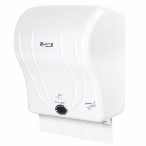 Диспенсер для полотенец в рулонах LAIMA PROFESSIONAL ORIGINAL (Система H1), СЕНСОРНЫЙ, белый, ABS-пластик, 605765 в Екатеринбург — Uralhoz.ru