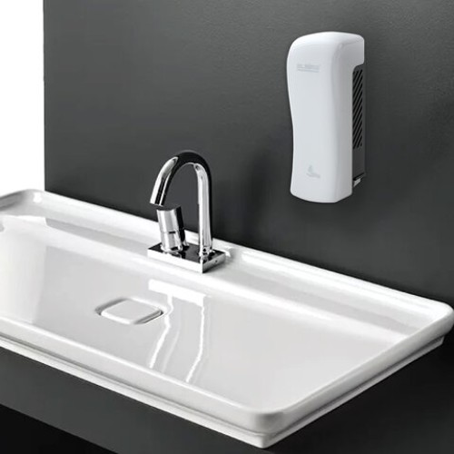 Дозатор для жидкого мыла LAIMA PROFESSIONAL ORIGINAL, НАЛИВНОЙ, 0,8 л, белый, ABS-пластик, 605774 в Екатеринбург — Uralhoz.ru