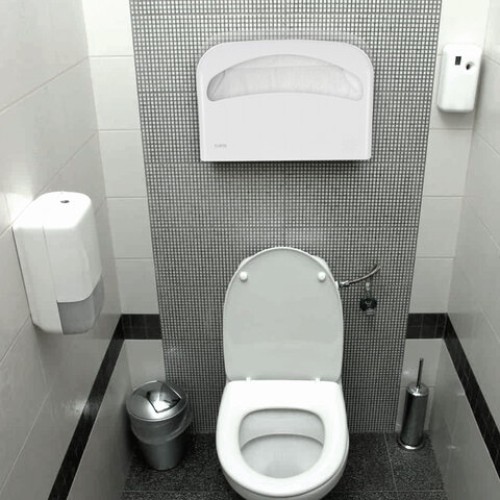 Диспенсер для покрытий на унитаз LAIMA PROFESSIONAL ORIGINAL (V1), 1/2 сложения, белый, ABS-пластик, 605785 в Екатеринбург — Uralhoz.ru