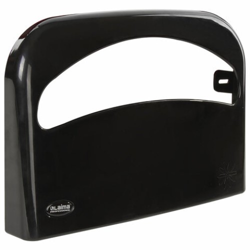 Диспенсер для покрытий на унитаз LAIMA PROFESSIONAL ORIGINAL (V1), 1/2 сложения, черный, 605786 в Екатеринбург — Uralhoz.ru