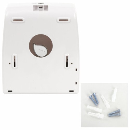 Диспенсер для полотенец в рулонах LAIMA PROFESSIONAL ECO (Система H1), механический, белый, ABS-пластик, 606550 в Екатеринбург — Uralhoz.ru