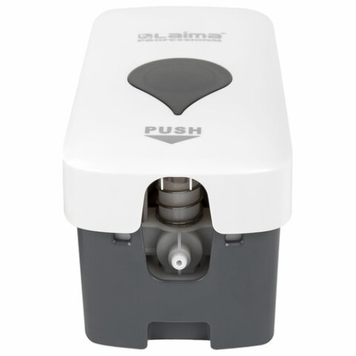 Дозатор для жидкого мыла ULTRA LAIMA PROFESSIONAL, НАЛИВНОЙ, 0,5 л, белый, ABS-пластик, 606829 в Екатеринбург — Uralhoz.ru