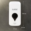 Дозатор для мыла-пены ULTRA LAIMA PROFESSIONAL, НАЛИВНОЙ, 0,5 л, белый, ABS-пластик, 606830 в Екатеринбург — Uralhoz.ru