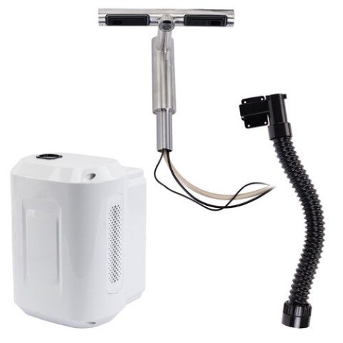 Сушилка для рук, встроенная в смеситель с подачей воды, сенсорная, SONNEN SF1204, 1200 Вт, 95 м/с, IP24, нержавеющая сталь, 607194 в Екатеринбург — Uralhoz.ru