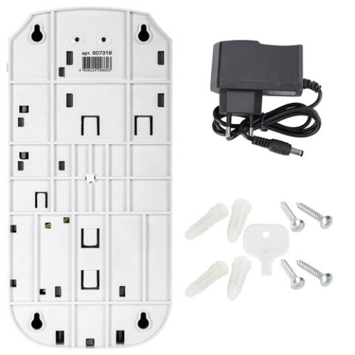 Дозатор для жидкого мыла LAIMA CLASSIC, НАЛИВНОЙ, СЕНСОРНЫЙ, 1 л, с блоком питания, белый, 607318 в Екатеринбург — Uralhoz.ru