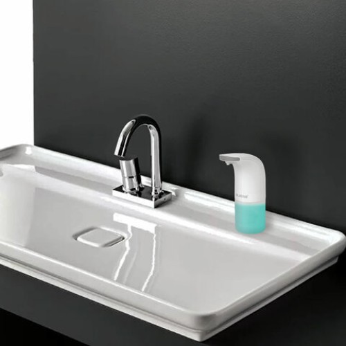 Дозатор для мыла-пены СЕНСОРНЫЙ настольный LAIMA, НАЛИВНОЙ, 0,3 л, ABS-пластик, белый, 607324, X-5507F в Екатеринбург — Uralhoz.ru