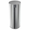 Урна для мусора с педалью 50 литров, УСИЛЕННОЕ, кольцо под мешок, хром, нержавеющая сталь, ТИТАН в Екатеринбург — Uralhoz.ru