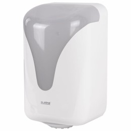 Диспенсер для полотенец с центральной вытяжкой EXTRA LAIMA PROFESSIONAL, (M1/M2), белый, ABS, 607766, 303210