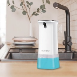 Сенсорный бесконтактный дозатор диспенсер для жидкого мыла/средства для посуды, 350 мл, DASWERK (ДАСВЕРК), 607845