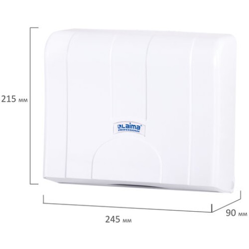 Диспенсер для полотенец LAIMA PROFESSIONAL LSA (Система H2), Z-сложения, белый, ABS, 607991, 3570-0 в Екатеринбург — Uralhoz.ru