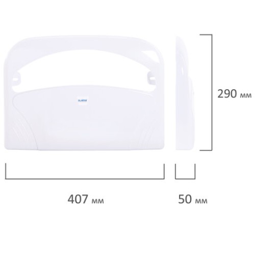 Диспенсер для покрытий на унитаз LAIMA PROFESSIONAL LSA (Система V1) 1/2 сложения, белый, ABS-пластик, 607993, 3460-0 в Екатеринбург — Uralhoz.ru