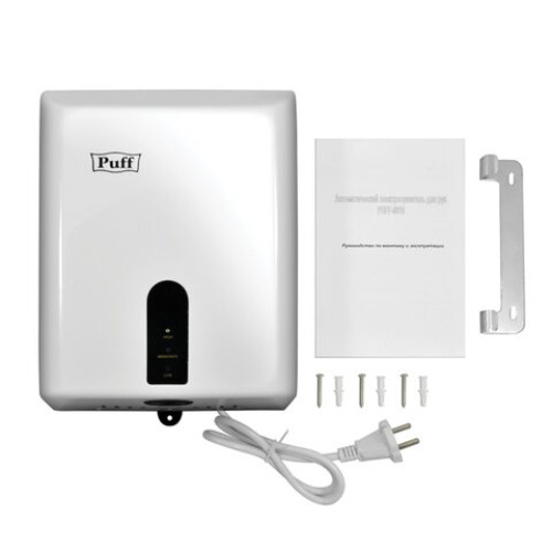 Сушилка для рук PUFF-8810, 1200 Вт, пластик, белая, 1401.376 в Екатеринбург — Uralhoz.ru