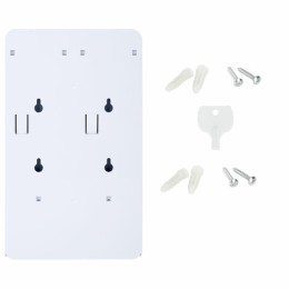 Дозатор двойной 2х0,38 л для жидкого мыла/шампуня/геля LAIMA ULTRA, НАЛИВНОЙ, белый, 609107, MD-9029W-2