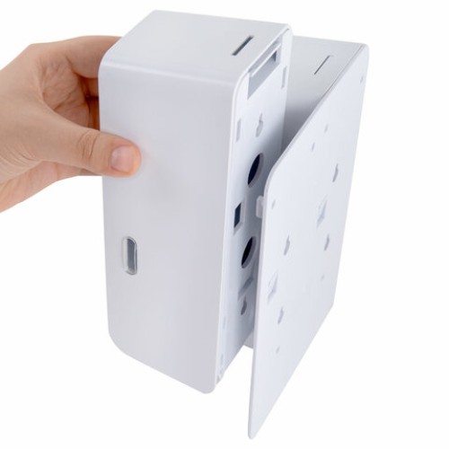 Дозатор двойной 2х0,38 л для жидкого мыла/шампуня/геля LAIMA ULTRA, НАЛИВНОЙ, белый, 609107, MD-9029W-2 в Екатеринбург — Uralhoz.ru