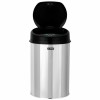 Ведро для мусора СЕНСОРНОЕ 12 л, нержавеющая сталь, черная матовая крышка, питание от 4-х батареек AA (не входят в комплект), LAIMA, 609326 в Екатеринбург — Uralhoz.ru