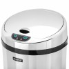 Ведро для мусора СЕНСОРНОЕ 12 л, нержавеющая сталь, зеркальная крышка, питание от 4-х батареек AA (не входят в комплект), LAIMA, 609327 в Екатеринбург — Uralhoz.ru