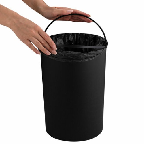 Ведро для мусора СЕНСОРНОЕ 12 л, нержавеющая сталь, зеркальная крышка, питание от 4-х батареек AA (не входят в комплект), LAIMA, 609327 в Екатеринбург — Uralhoz.ru