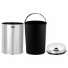 Ведро для мусора СЕНСОРНОЕ 12 л, нержавеющая сталь, зеркальная крышка, питание от 4-х батареек AA (не входят в комплект), LAIMA, 609327 в Екатеринбург — Uralhoz.ru